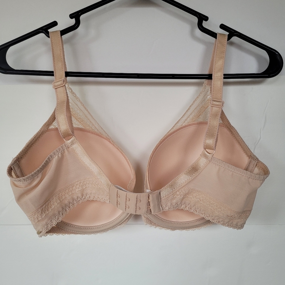 Chantelle Beige Lace Full Coverage Underwire Bra - Picture 4 of 11